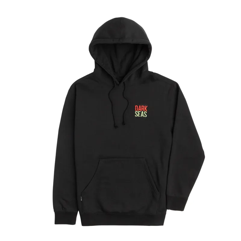 Dark Seas Diablo Heavyweight Hooded Fleece in Black-1