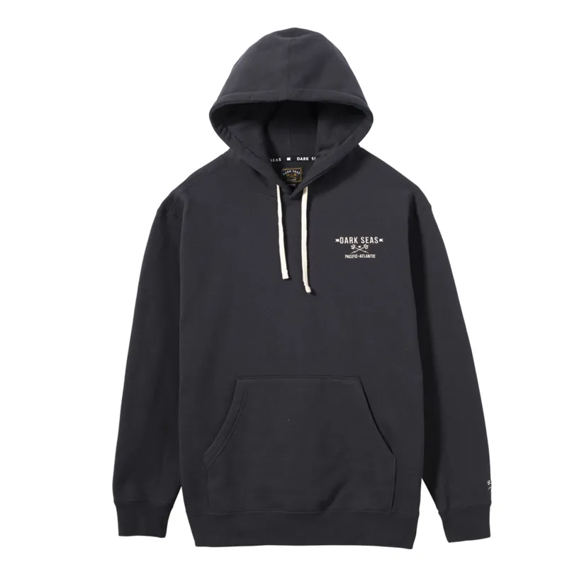 Dark Seas Cameron Heavyweight Hoodie in Dark Navy-1
