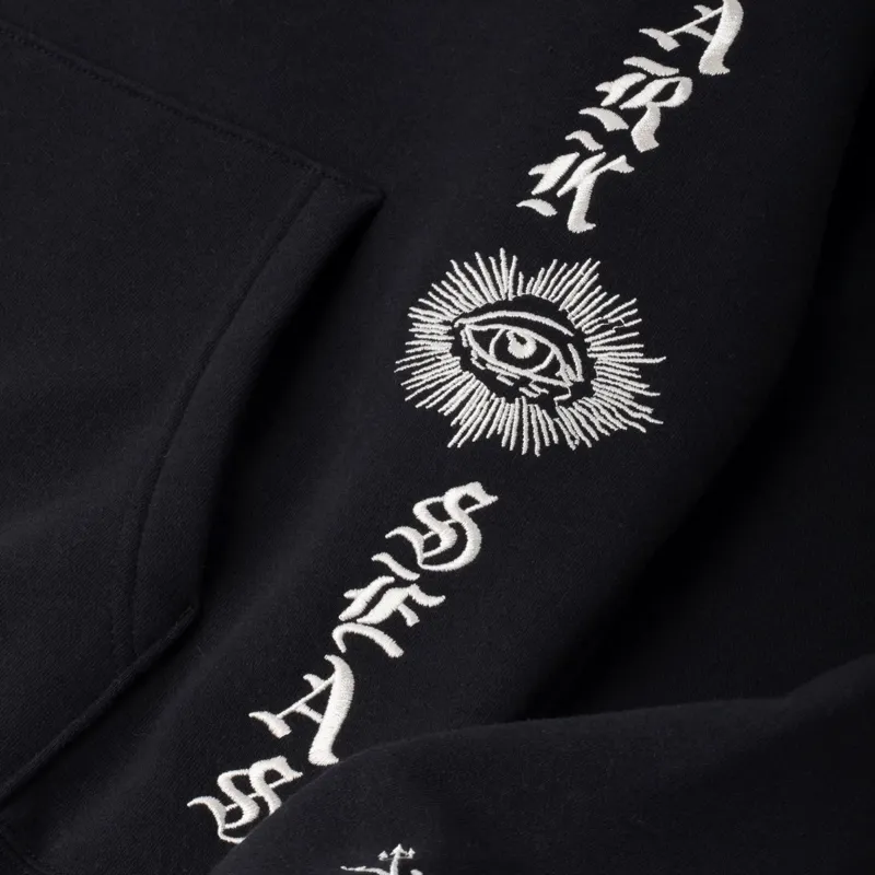 Dark Seas Mesa Heavyweight Hoodie in Black-3