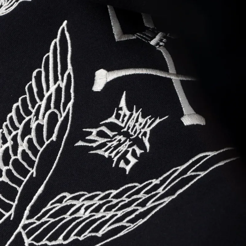 Dark Seas Mesa Heavyweight Hoodie in Black-4