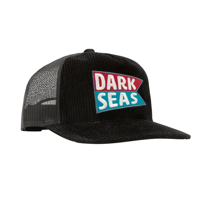 Dark Seas Semaphore Hat in Black
