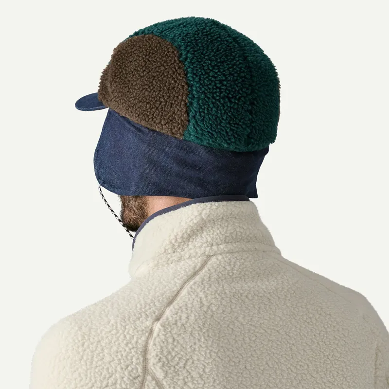 Patagonia Range Earflap Cap in Cascade Green-2