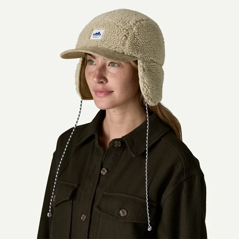 Patagonia Range Earflap Cap in Pelican-1
