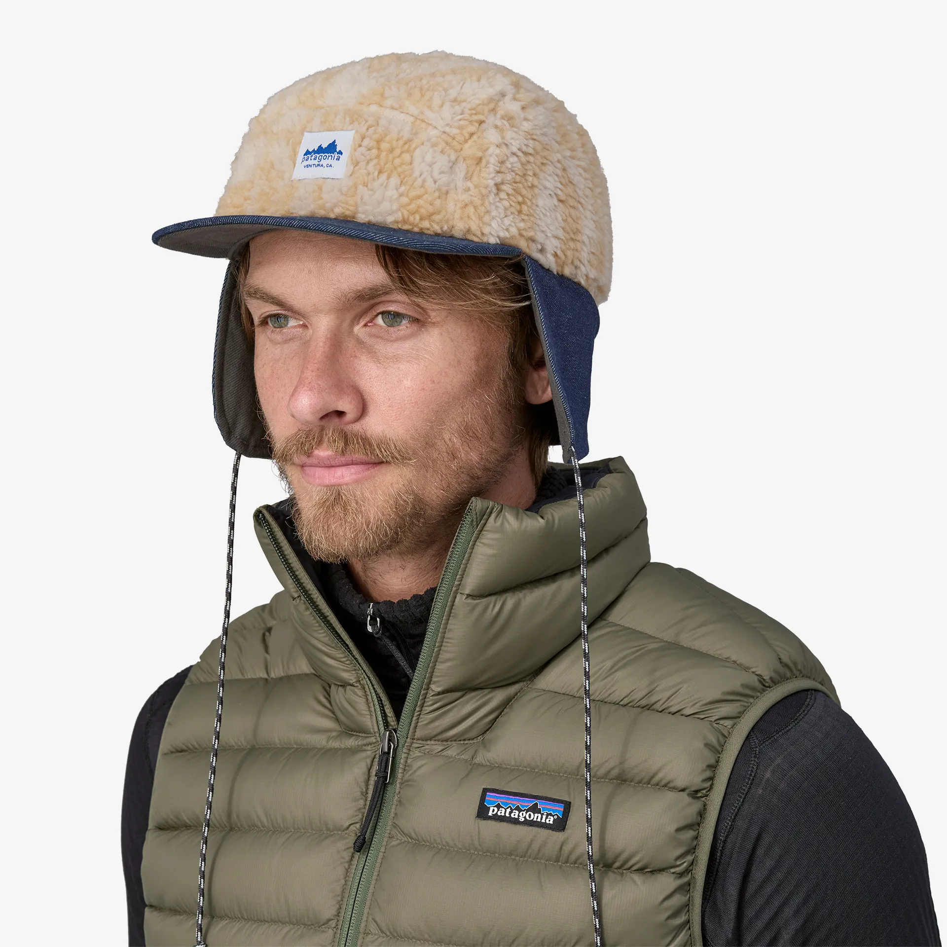 Patagonia Range Earflap Cap in Coriander Brown