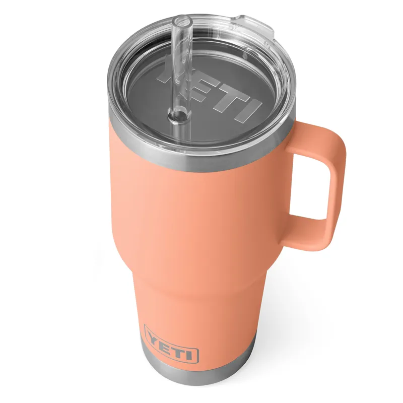 Yeti Rambler 35oz Straw Mug in Lowcountry Peach