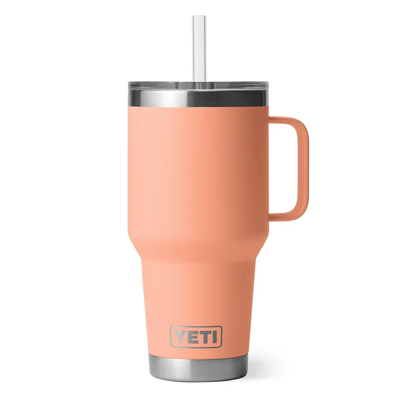 Yeti Rambler 35oz Straw Mug in Lowcountry Peach-1