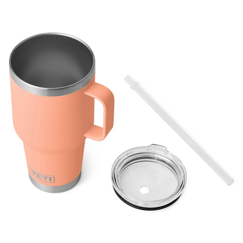Yeti Rambler 35oz Straw Mug in Lowcountry Peach-3