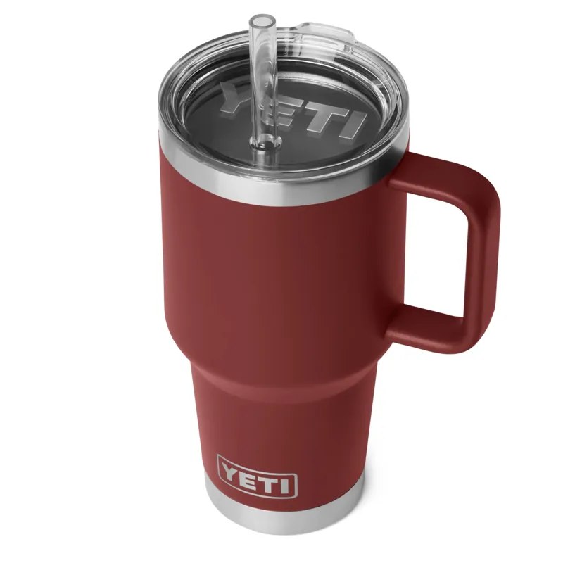 Yeti Rambler 35oz Straw Mug in Stag Red