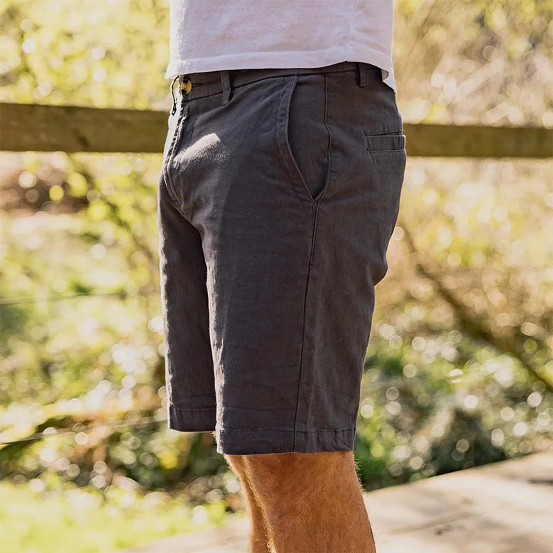 Passenger 365 Organic Cotton Short in Charcoal