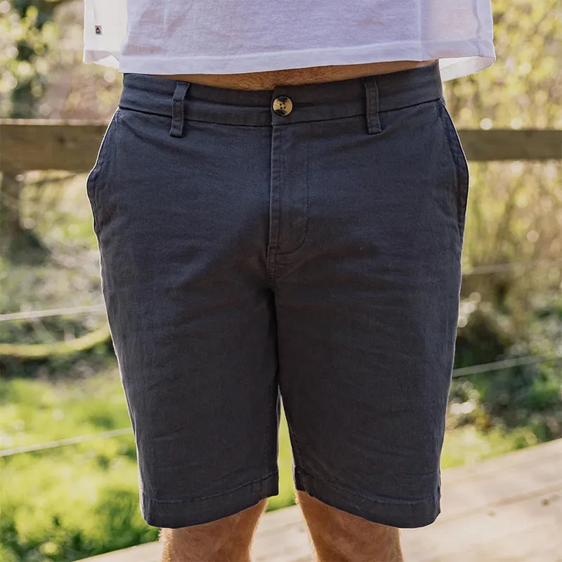 Passenger 365 Organic Cotton Short in Charcoal-1