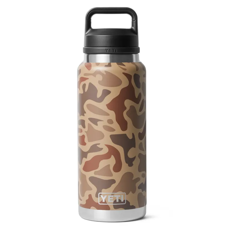 Yeti Rambler 36oz Chug Bottle in Wetlands Camo