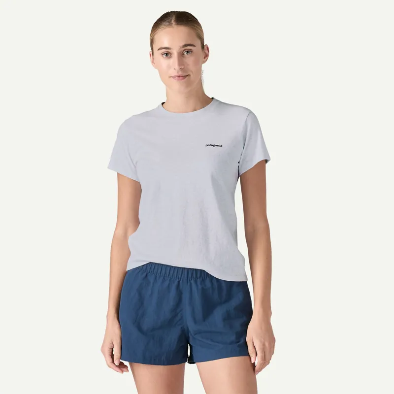 Patagonia Women's P-6 Logo Responsibili-Tee in White-3