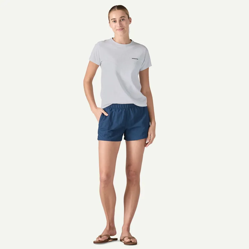 Patagonia Women's P-6 Logo Responsibili-Tee in White-5