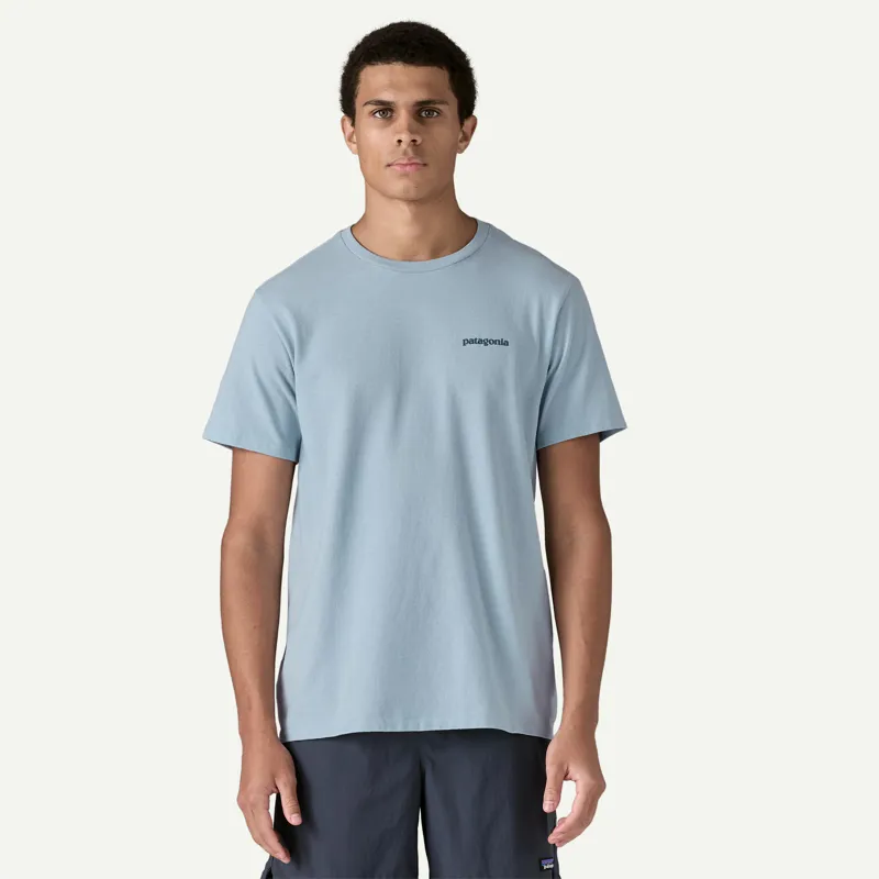 Patagonia Fitz Roy Icon Responsibili-Tee in Fleck Blue-1