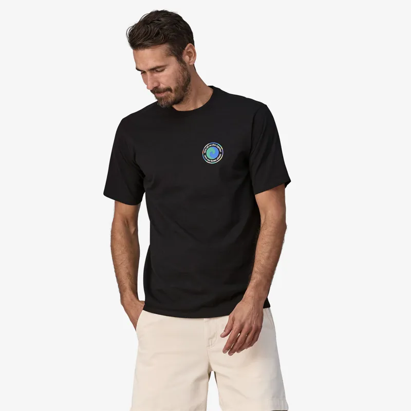 Patagonia Men's Unity Fitz Responsibili-Tee in Ink Black-2