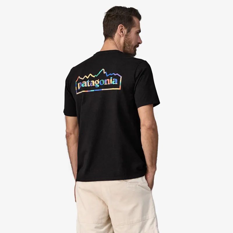 Patagonia Men's Unity Fitz Responsibili-Tee in Ink Black-3
