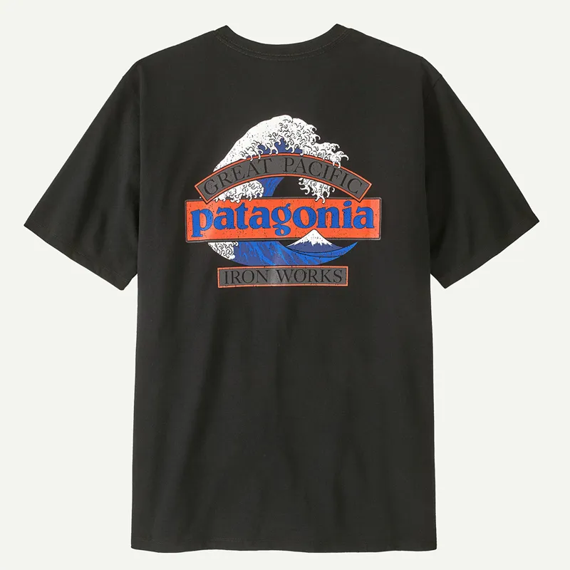 Patagonia Men's Great Waves Responsibili-Tee T-Shirt in Black