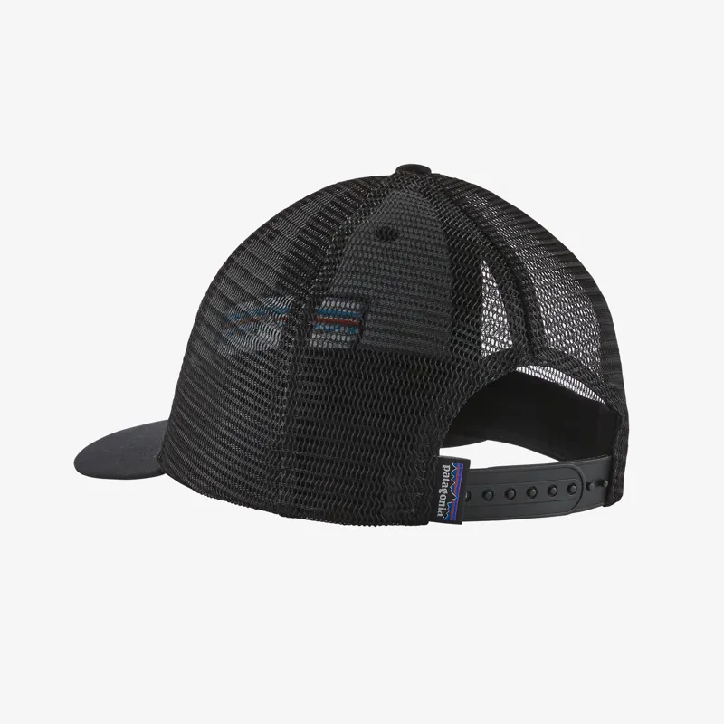 Patagonia P-6 Logo LoPro Trucker Cap in Black-1