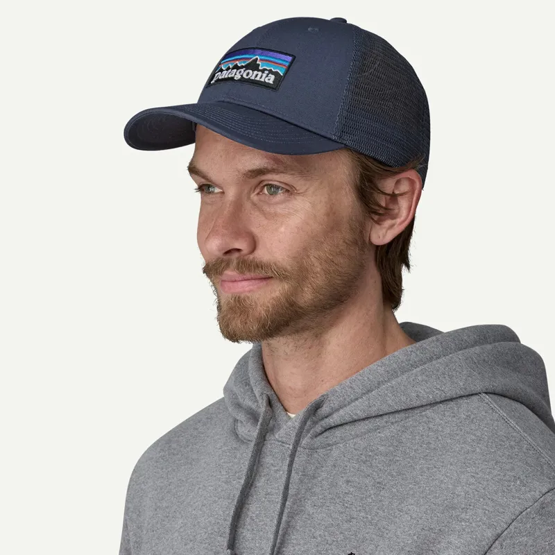 Patagonia LoPro P-6 Logo Trucker Cap in New Navy-1