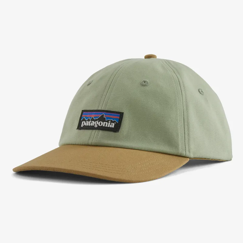 Patagonia P-6 Label Trad Cap in Salvia Green