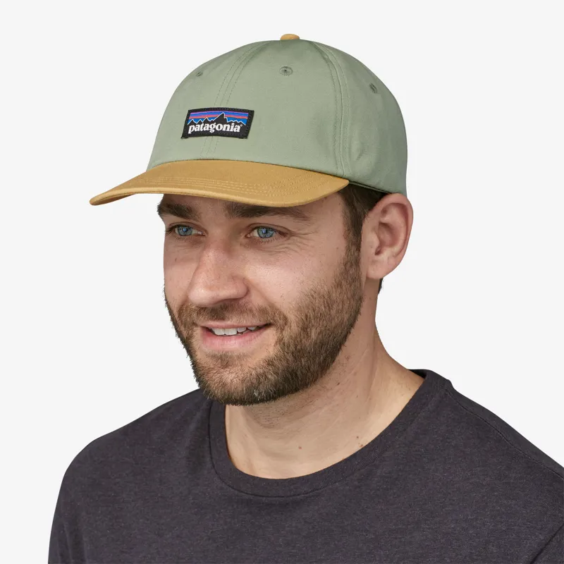 Patagonia P-6 Label Trad Cap in Salvia Green-1