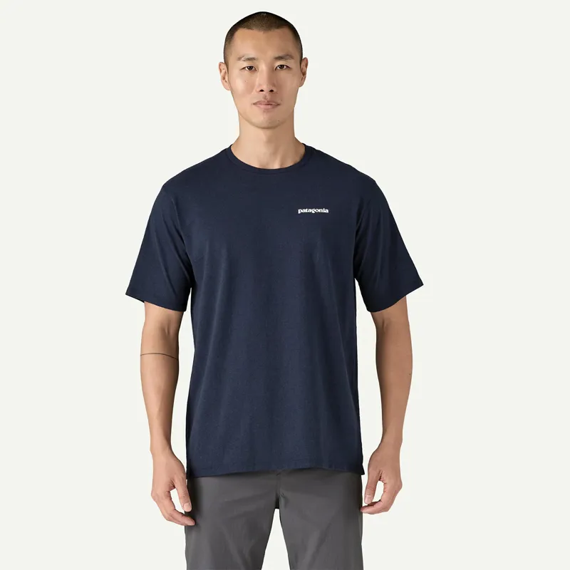 Patagonia P-6 Logo Responsibili-Tee in New Navy-3
