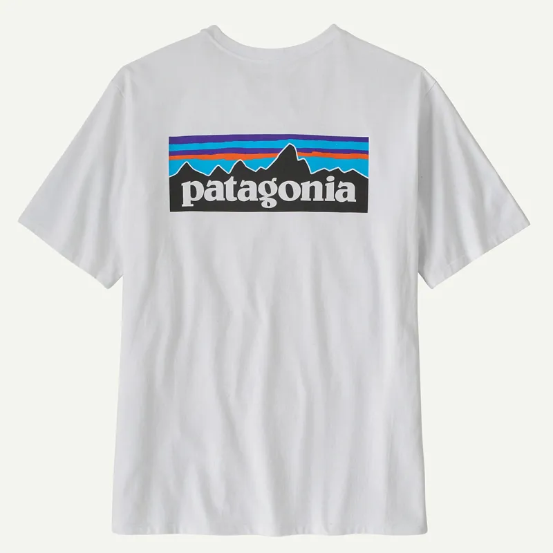 Patagonia P-6 Logo Responsibili-Tee in White