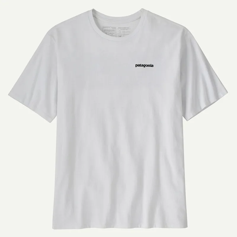 Patagonia P-6 Logo Responsibili-Tee in White-1