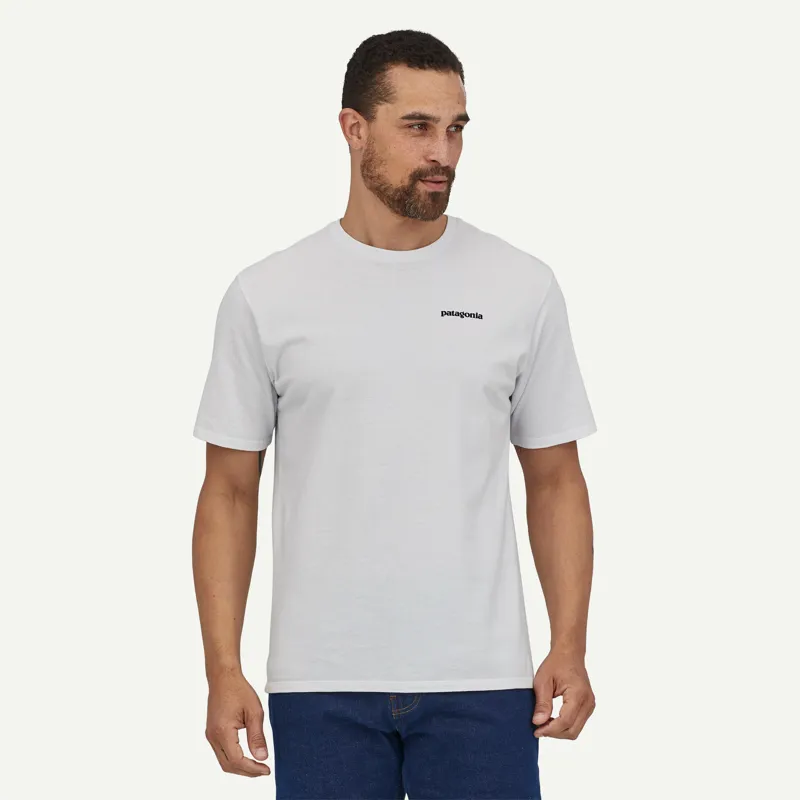 Patagonia P-6 Logo Responsibili-Tee in White-1