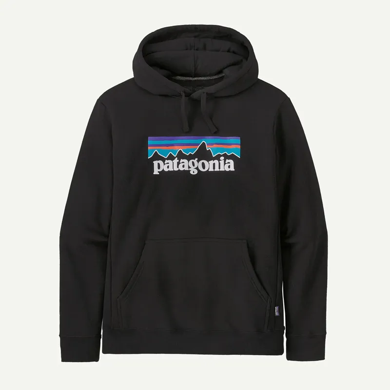 Patagonia P-6 Logo Uprisal Hoody in Black