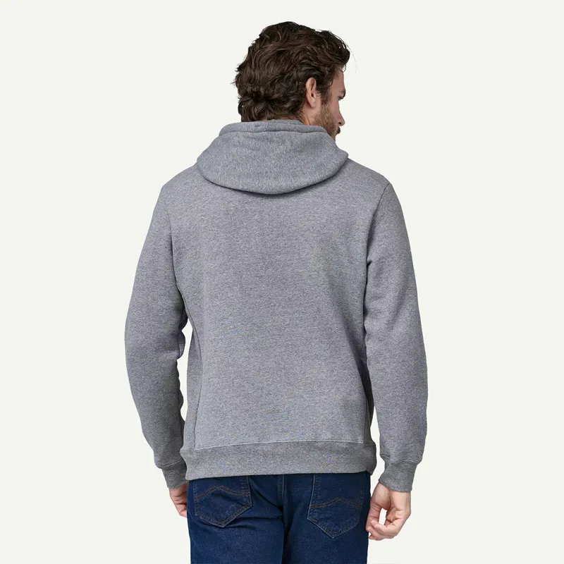 Patagonia Fitz Roy Icon Uprisal Hoody in Gravel Heather-2