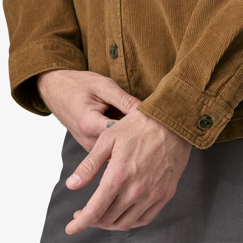 Patagonia Men's Corduroy Shirt In Coriander Brown-3