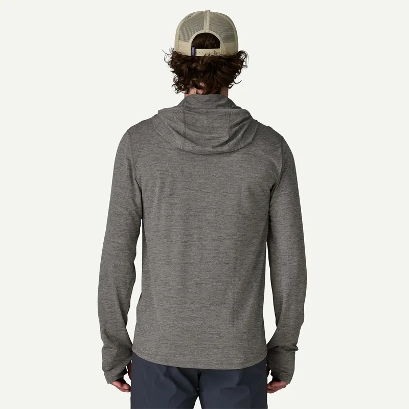 Patagonia Men's Capilene Cool Sun Hoody in Forge Grey: Noble Grey X-Dye-2