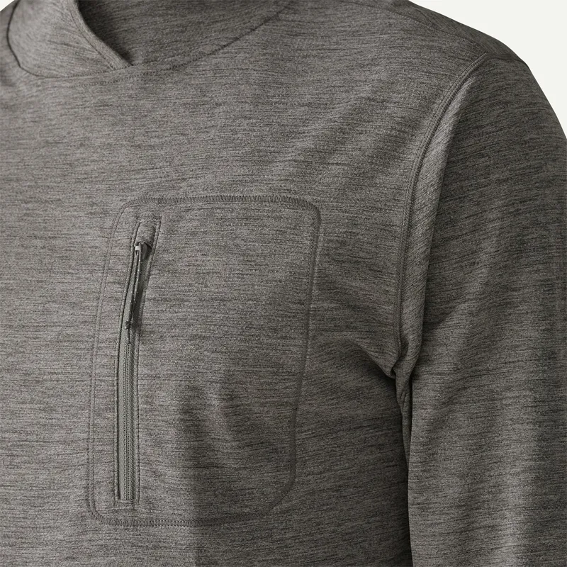 Patagonia Men's Capilene Cool Sun Hoody in Forge Grey: Noble Grey X-Dye-5