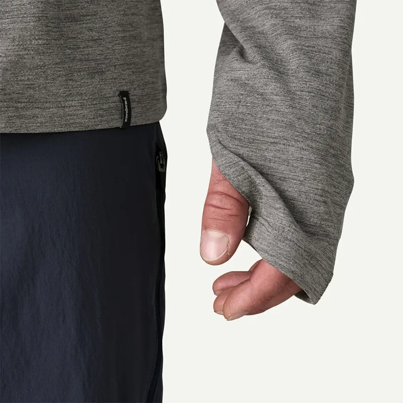 Patagonia Men's Capilene Cool Sun Hoody in Forge Grey: Noble Grey X-Dye-7