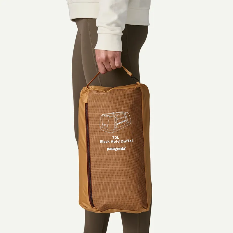 Patagonia Black Hole 55L Duffel in Talon Gold-5