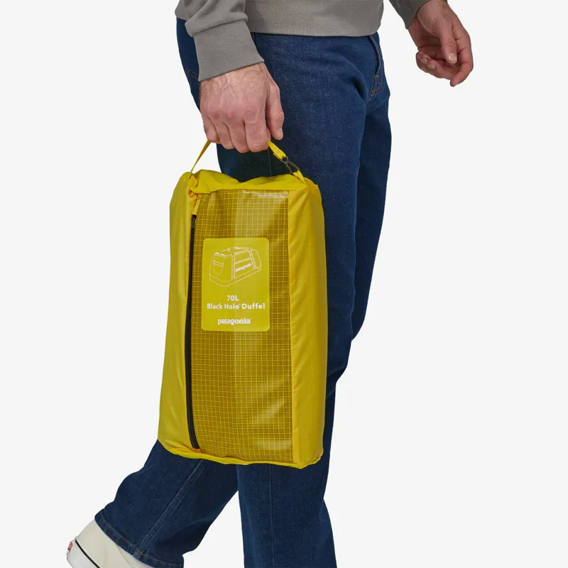 Patagonia Black Hole 70L Duffel Bag in Shine Yellow-6