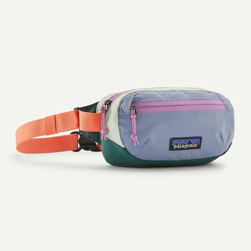 Patagonia Terravia 1l Mini Hip Pack in Patchwork/Barnacle Blue