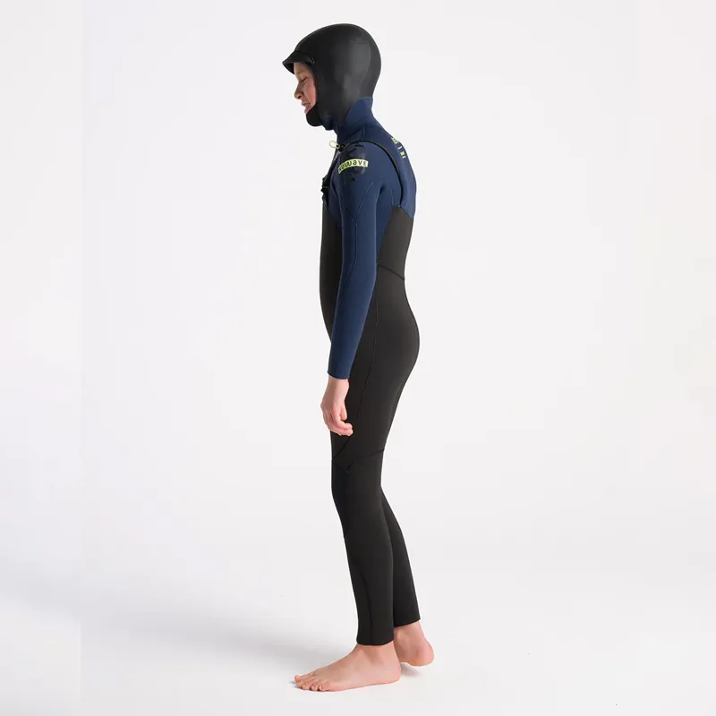 C-Skins NuWave Junior Session 5-4mm Hooded Chest-Zip Wetsuit-1