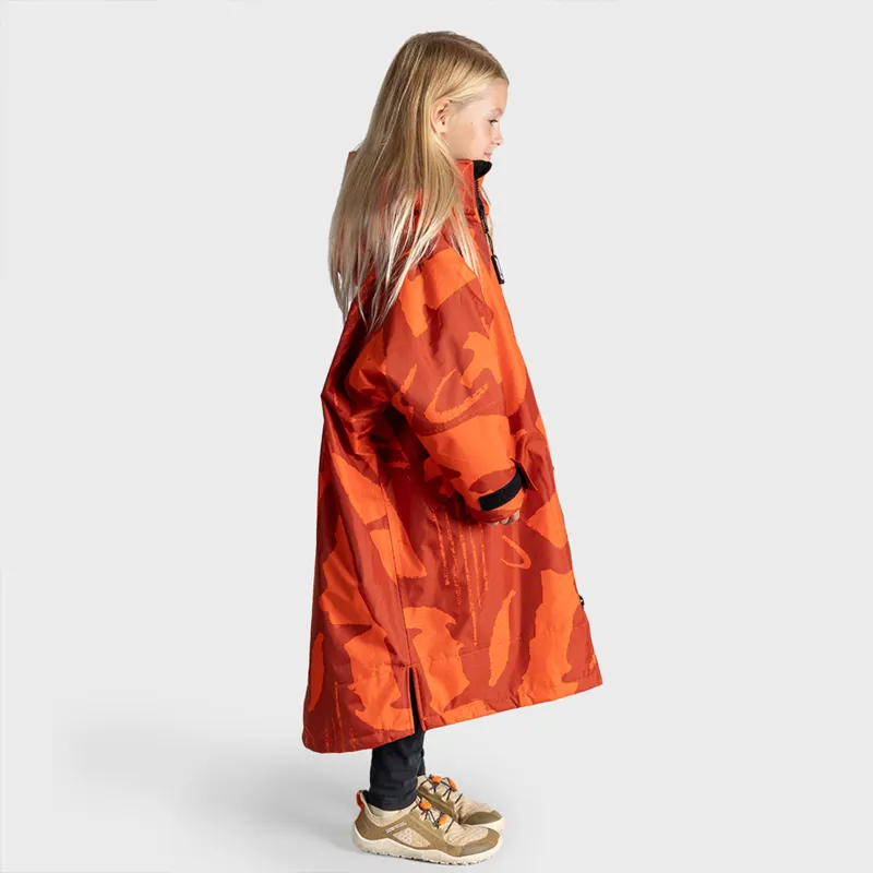 Dryrobe Advance Alpine Long Sleeve Change Robe in Mosaic Palm for Ages 5-9-1