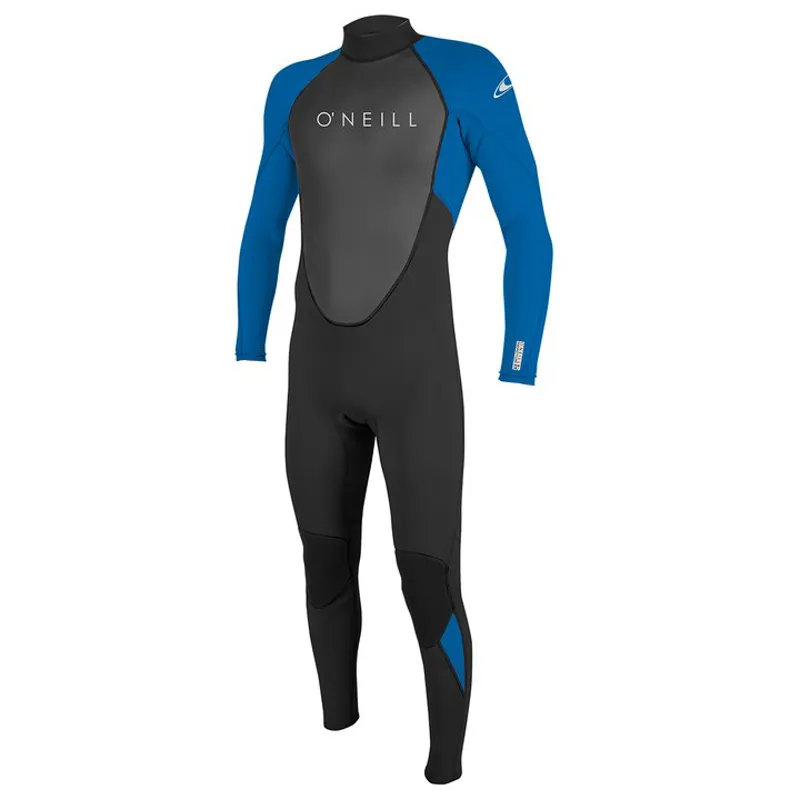 O Neill Reactor Youth 3-2mm Back Zip Wetsuit in Black/Blue