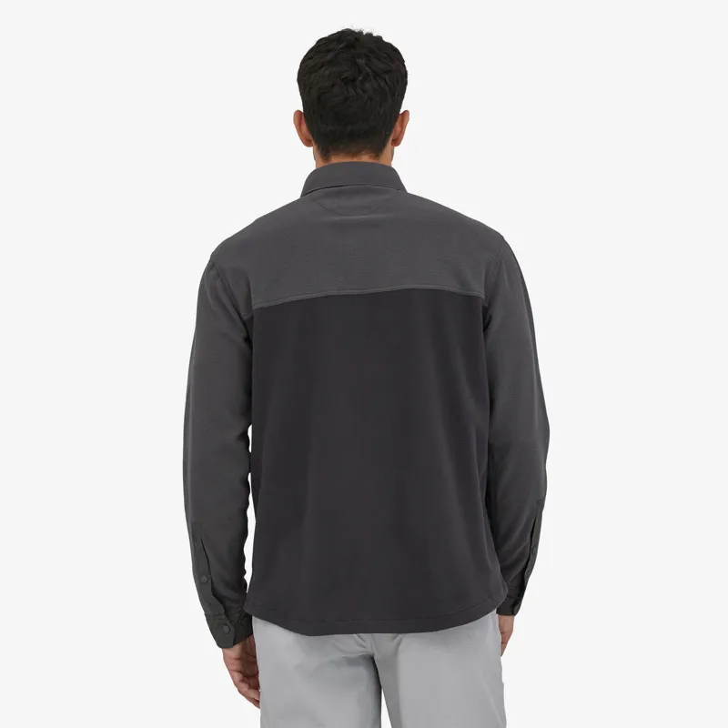 Patagonia Early Rise Snap Long Sleeve Shirt in Ink Black-2