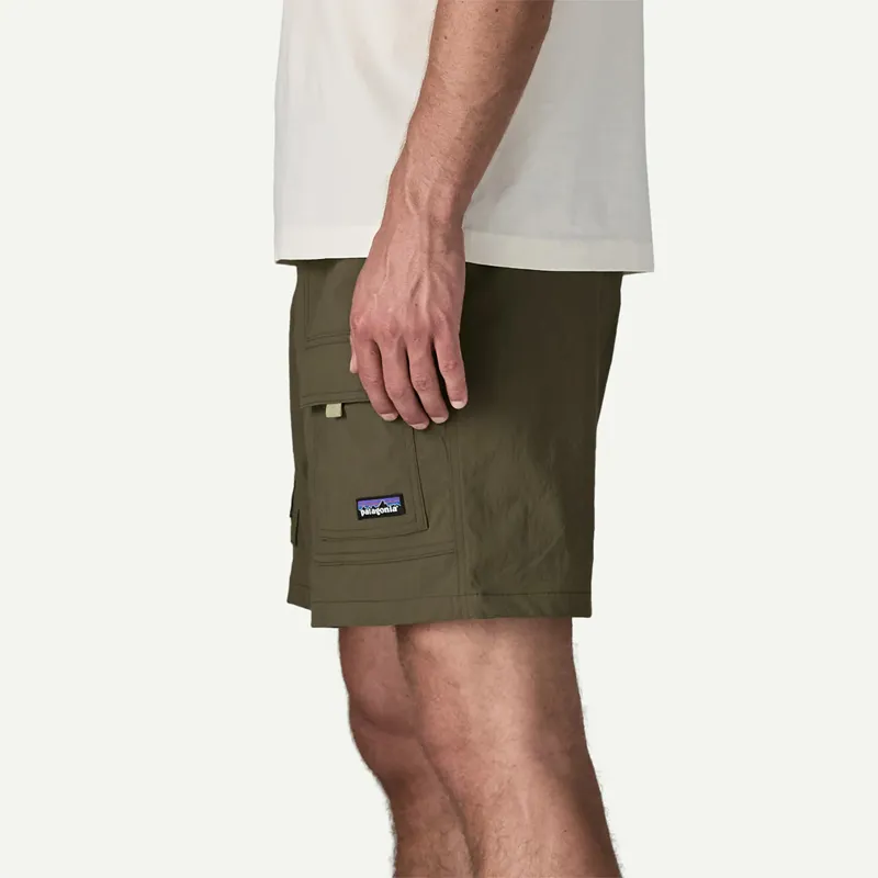 Patagonia Men's 6 inch Outdoor Everyday Shorts in Basin Green-3