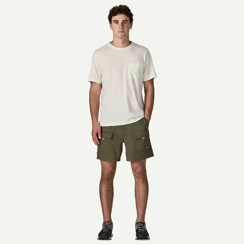 Patagonia Men's 6 inch Outdoor Everyday Shorts in Forge Grey-3