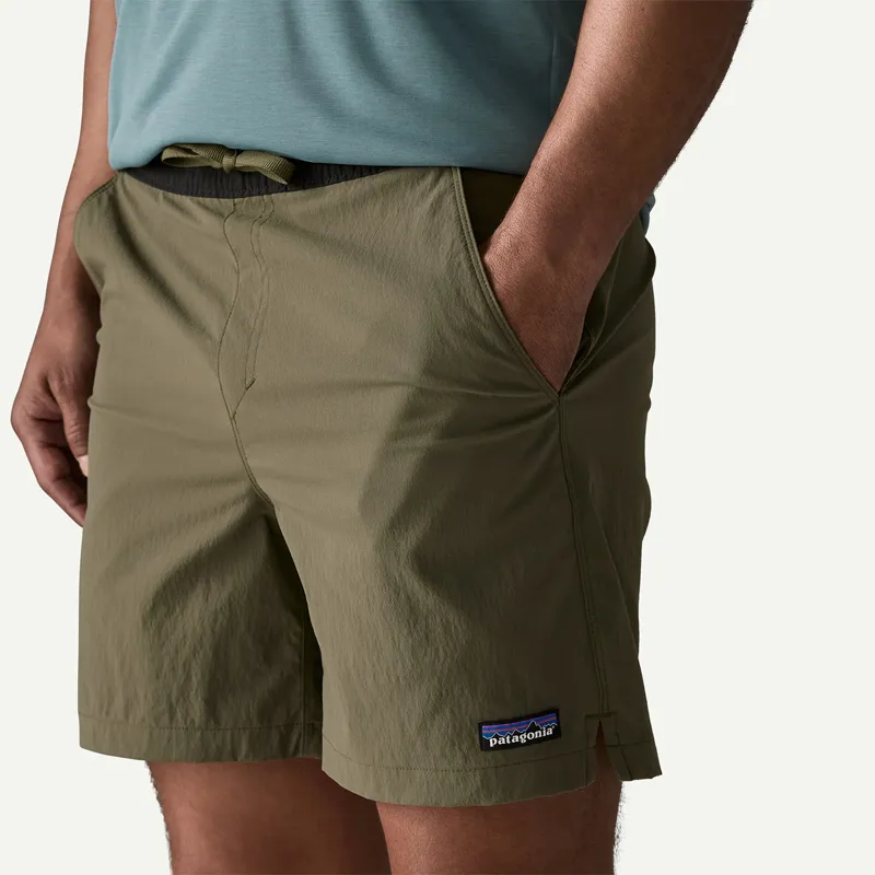 Patagonia Men's 6 inch Baggies Lights Shorts in Basin Green-5