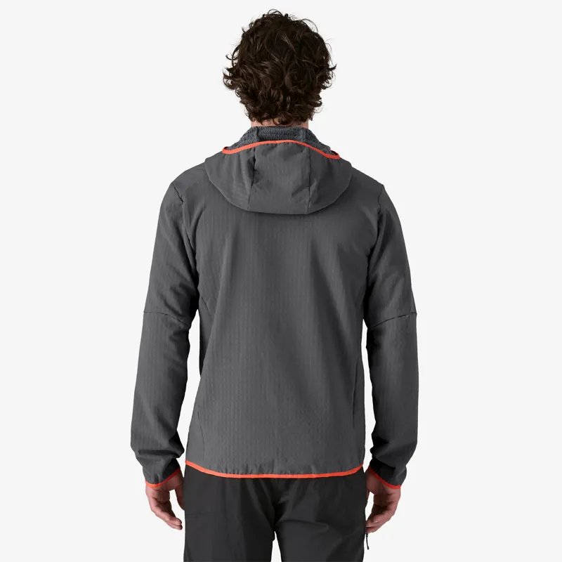 Patagonia R2 TechFace Fleece Hoody in Forge Grey-2