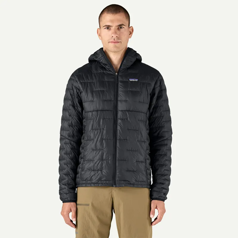 Patagonia Micro Puff Hoody in Black-1
