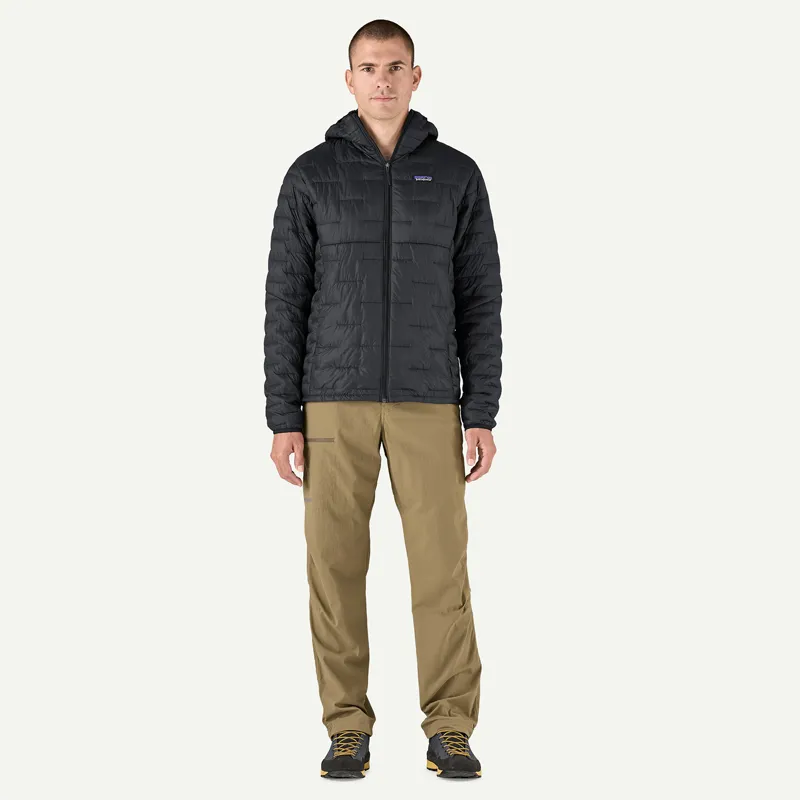 Patagonia Micro Puff Hoody in Black-3