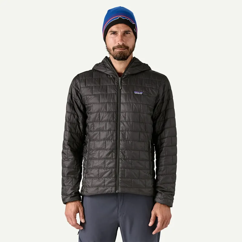 Patagonia Nano Puff Hoody in Black-1