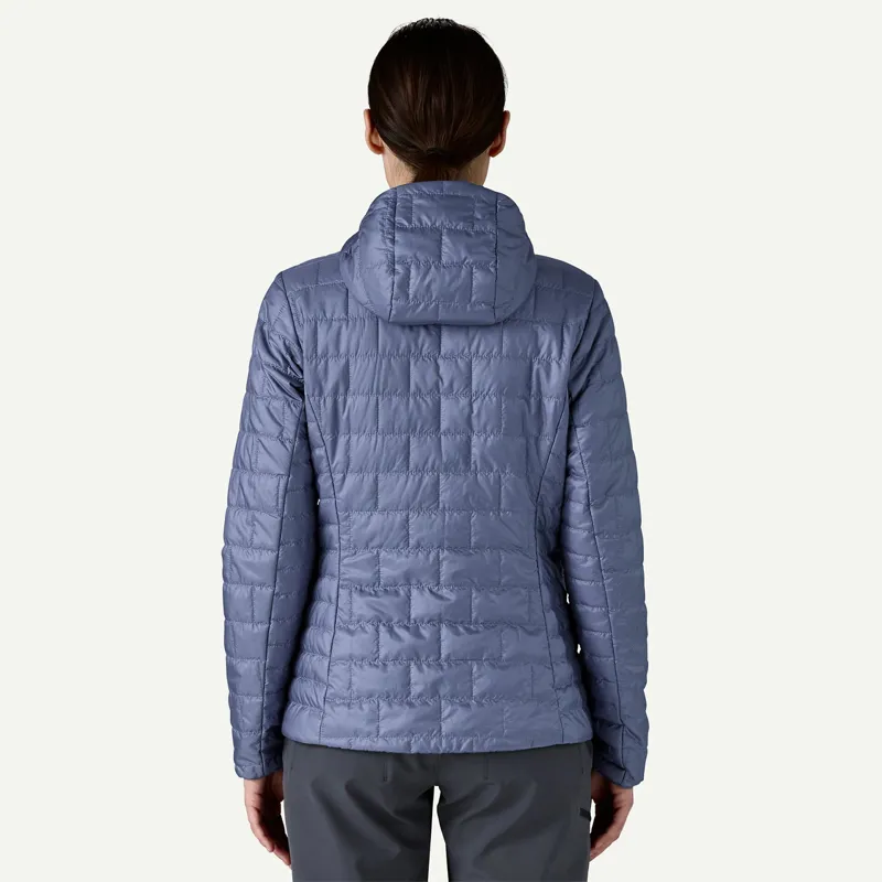 Patagonia Womens Nano Puff Hoody in Current Blue-2